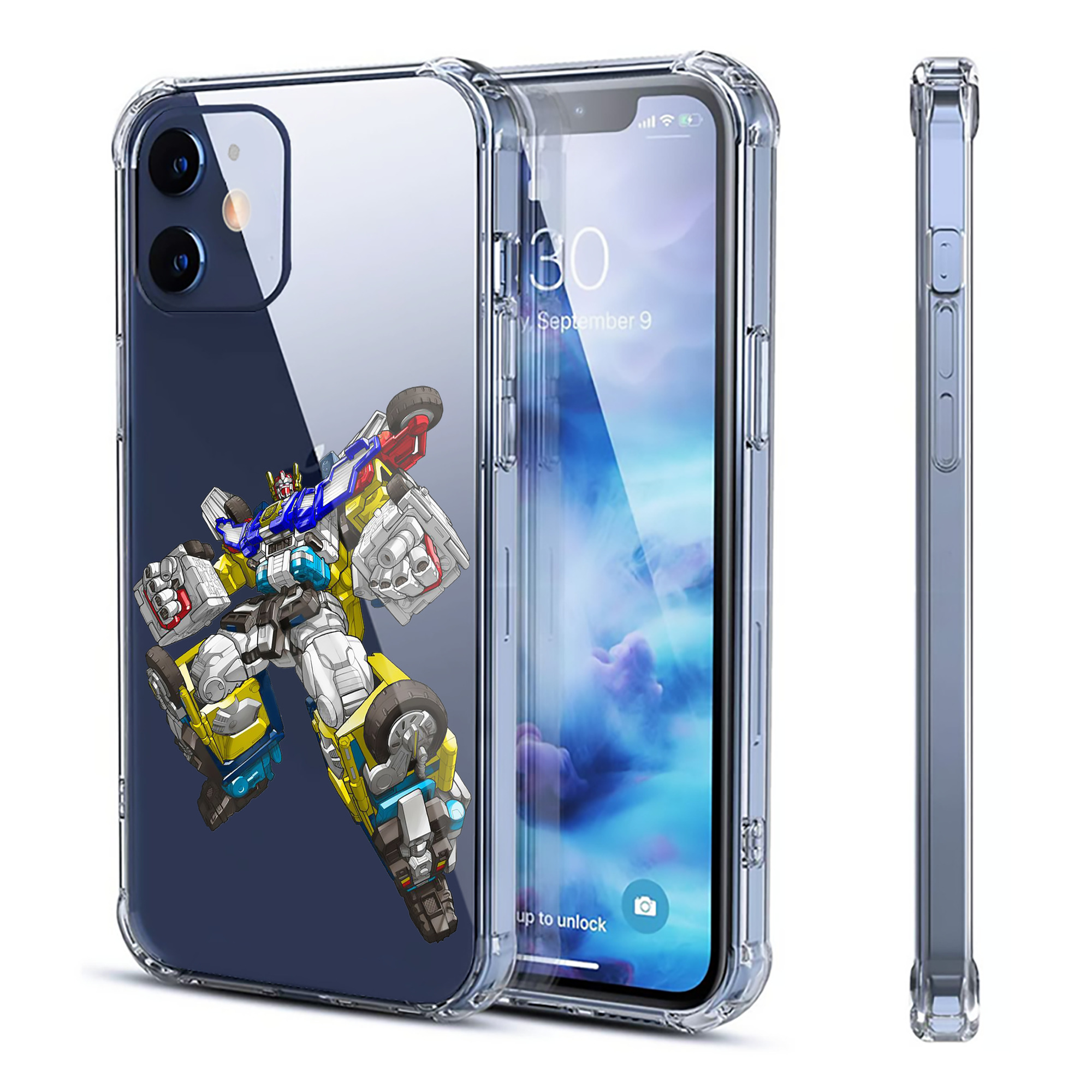 （画像用）  【iPhone 12シリーズ対応】透明スマホケース（クリアソフトケース）